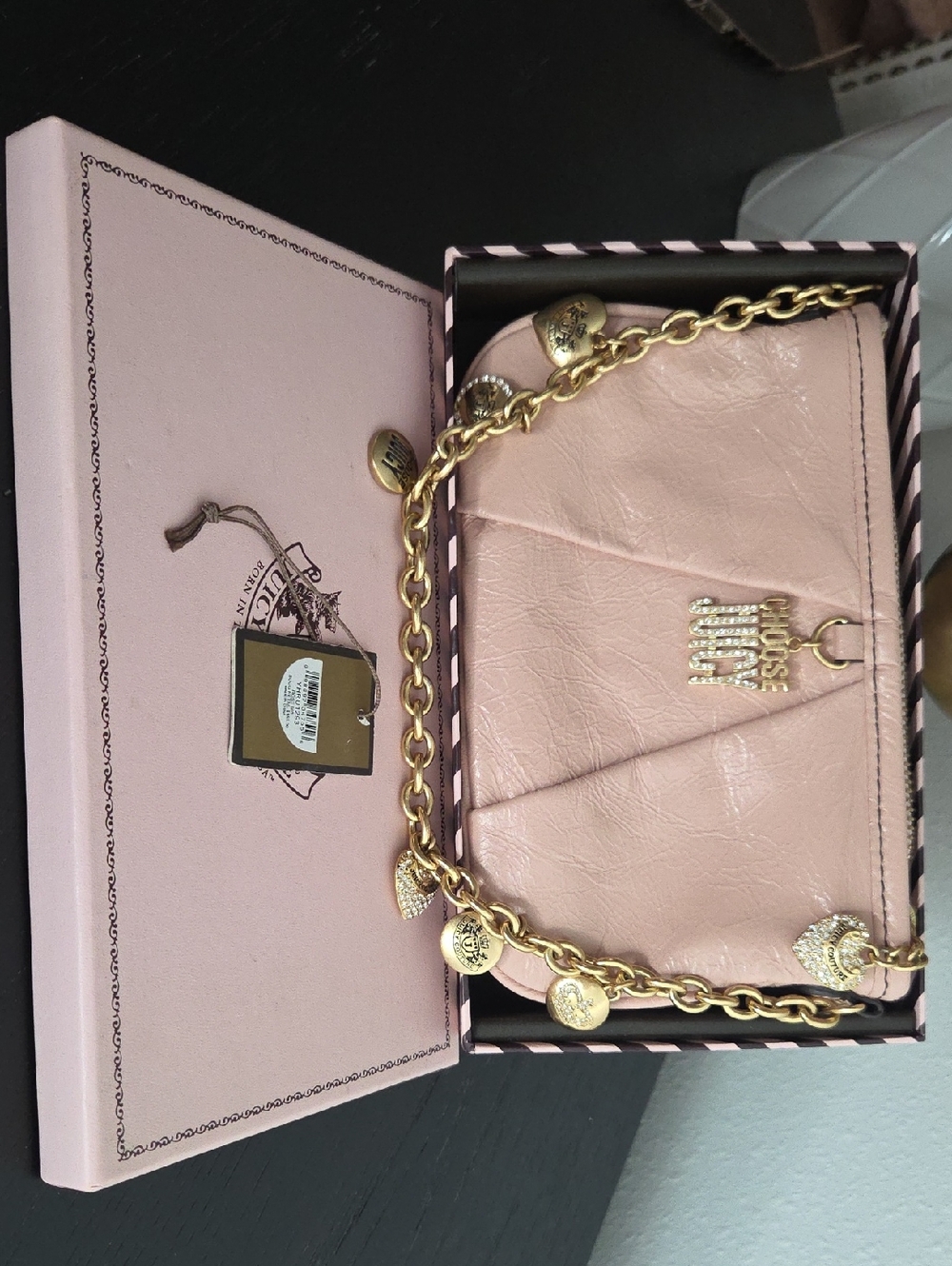Juicy Couture Vintage NWT mini bag. Color Rose 605.
